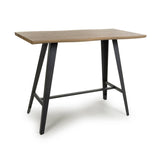 Wooden Bar Table for 2 to 4 People Rectangular And Curved - Nassau