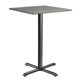 Wooden Bar Table for 4 People 70cm Wide Square - Enduratop