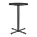Wooden Bar Table for 4 People 80cm Wide Round - Enduratop