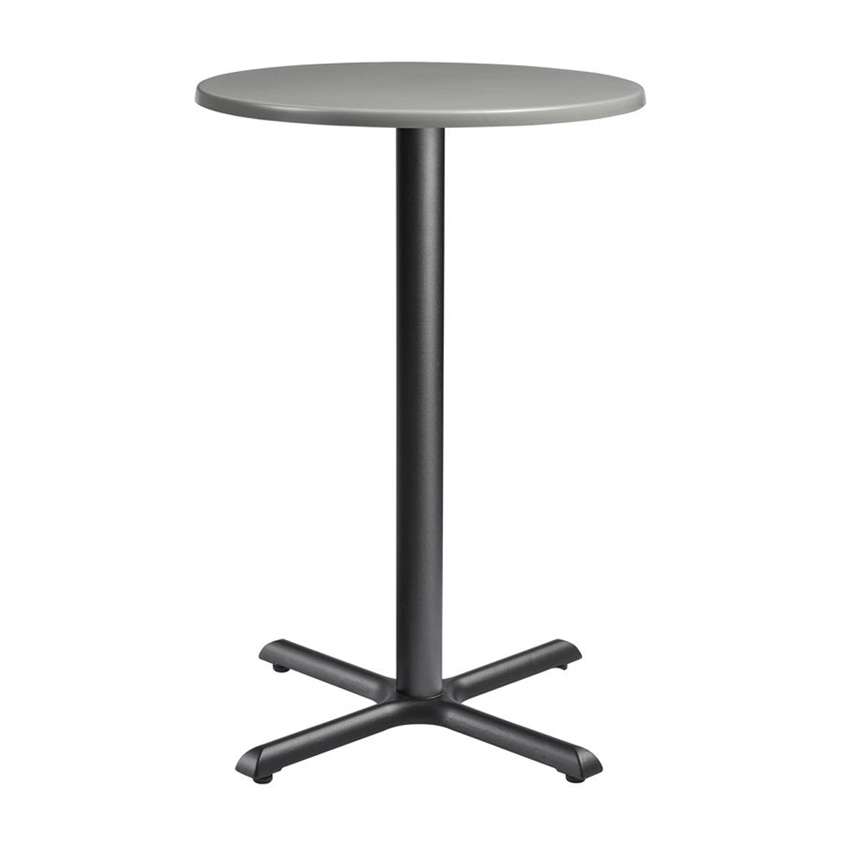 Wooden Bar Table for 4 People 80cm Wide Round - Enduratop