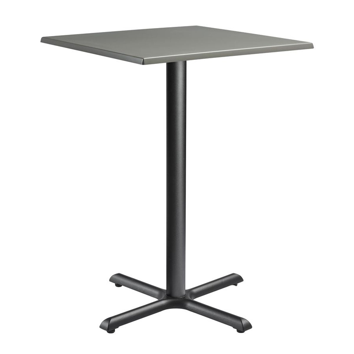 Wooden Bar Table for 4 People 80cm Wide Square - Enduratop