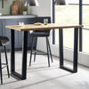 Wooden Bar Table for 4 People Rectangular - Brooklyn