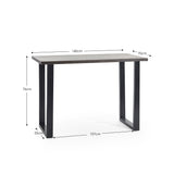 Wooden Bar Table for 4 People Rectangular - Brooklyn
