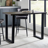 Wooden Bar Table for 4 People Rectangular - Brooklyn