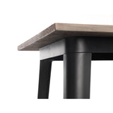 Wooden Bar Table for 4 People Rectangular - Grafton