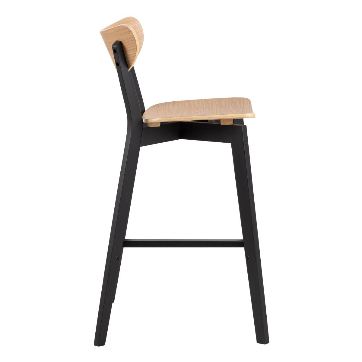 Wooden Bar Table Rectangular With 4 Roxby Bar Stools - Roxby