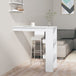 Wooden Bar Table Wall Hung With 2 Storage Compartments - Vantage Home