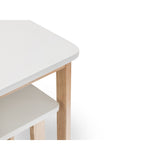 Wooden Bar Table With 2 Bar Stools - Bergen