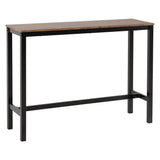Wooden Bar Table With 2 Stools - Athens