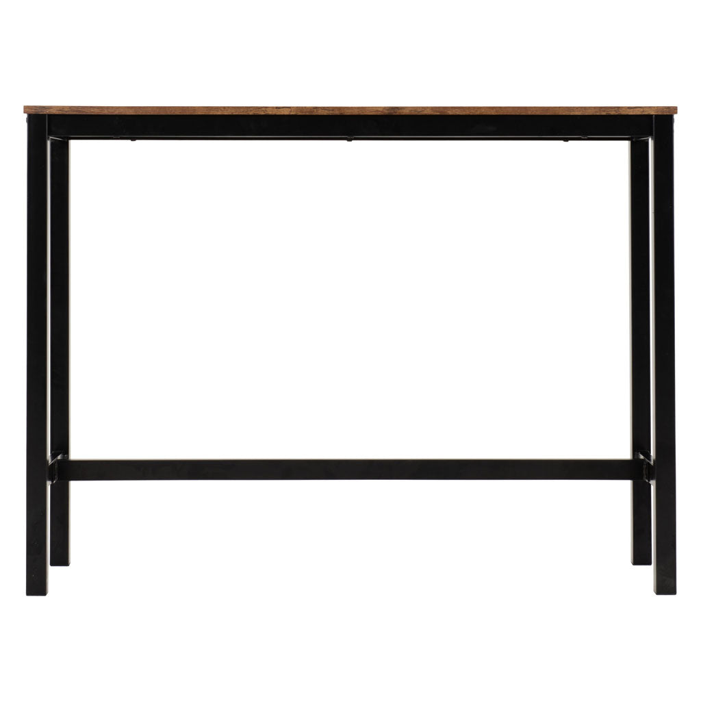 Wooden Bar Table With 2 Stools - Athens