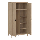 Wooden 3 Piece Bedroom Furniture Set With 2 Doors Wardrobe - Barcelona