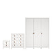Wooden 3 Piece Bedroom Furniture Set With 3 Doors Wardrobe - Barcelona