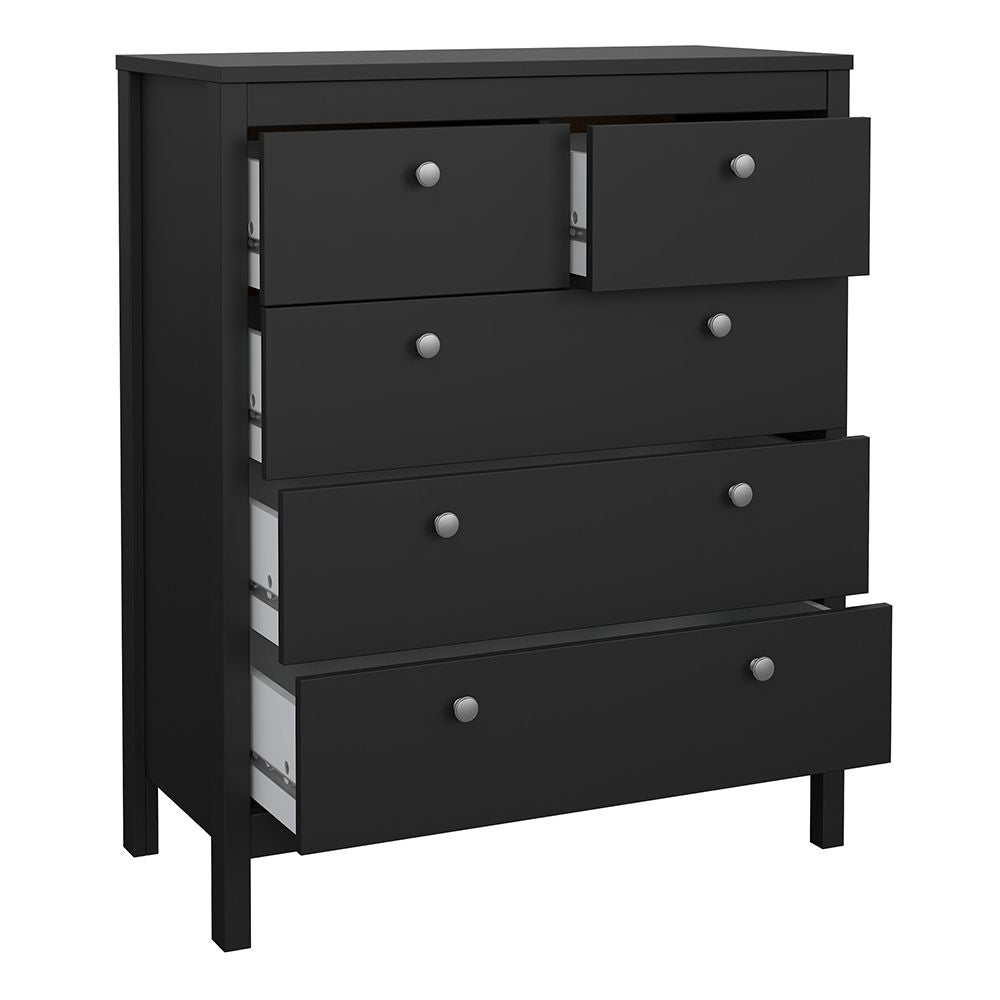 Wooden Bedroom Furniture Set With 3 Doors Wardrobe - Madrid