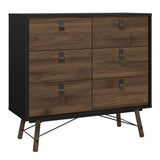 Wooden Bedroom Furniture Set With 3 Doors Wardrobe - Ry
