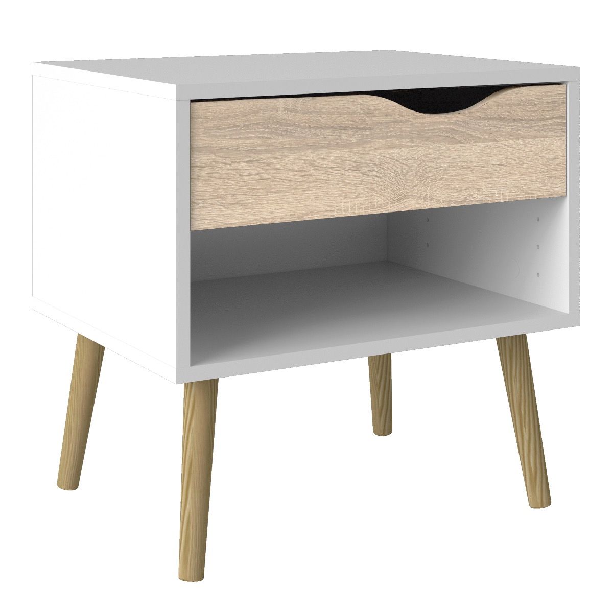 Wooden Bedroom Furniture Set 3 Piece With 2 Doors Wardrobe - Oslo