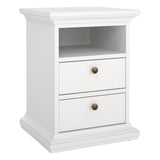 Wooden Bedroom Furniture Set 3 Piece With 2 Doors Wardrobe - Paris