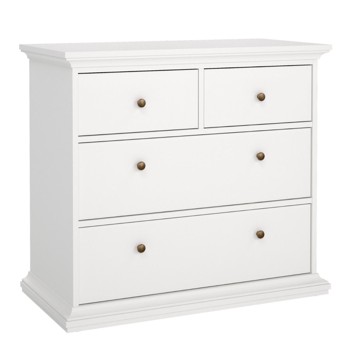 Wooden Bedroom Furniture Set 3 Piece With 2 Doors Wardrobe - Paris