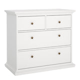 Wooden Bedroom Furniture Set 3 Piece With 2 Doors Wardrobe - Paris