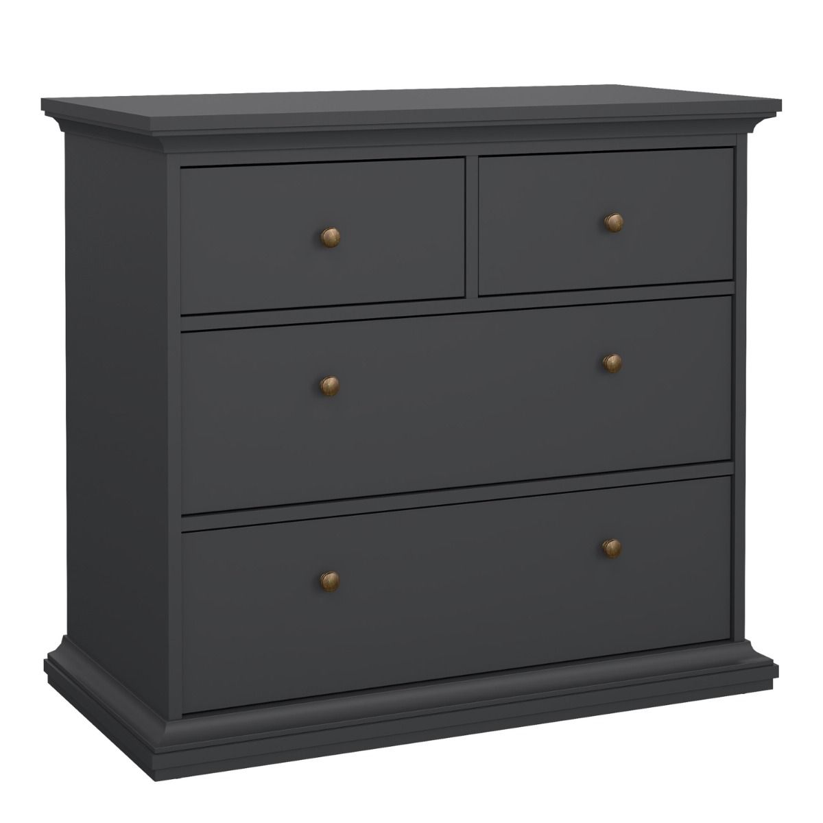 Wooden Bedroom Furniture Set 3 Piece With 2 Doors Wardrobe - Paris
