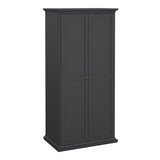 Wooden Bedroom Furniture Set 3 Piece With 2 Doors Wardrobe - Paris