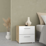 Wooden Bedroom Furniture Set 3 Piece With 2 Doors Wardrobe - Pepe