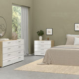 Wooden Bedroom Furniture Set 3 Piece With 2 Doors Wardrobe - Pepe