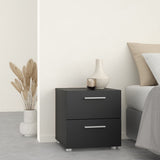 Wooden Bedroom Furniture Set 3 Piece With 2 Doors Wardrobe - Pepe