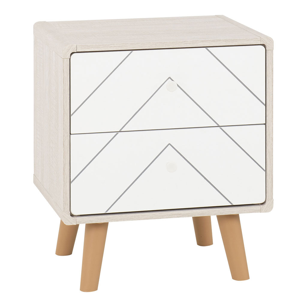 Wooden Bedroom Furniture Set 3 Piece - Dixie