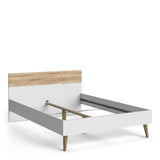 Wooden Bedroom Furniture Set 3 Piece With Double Bed - Oslo