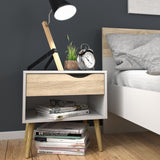 Wooden Bedroom Furniture Set 3 Piece With Double Bed - Oslo