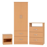 Wooden Bedroom Furniture Set 3 Piece - Polar