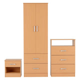 Wooden Bedroom Furniture Set 3 Piece - Polar