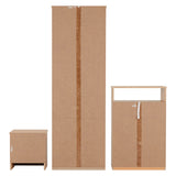 Wooden Bedroom Furniture Set 3 Piece - Polar
