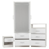 Wooden Bedroom Furniture Set 3 Piece - Polar