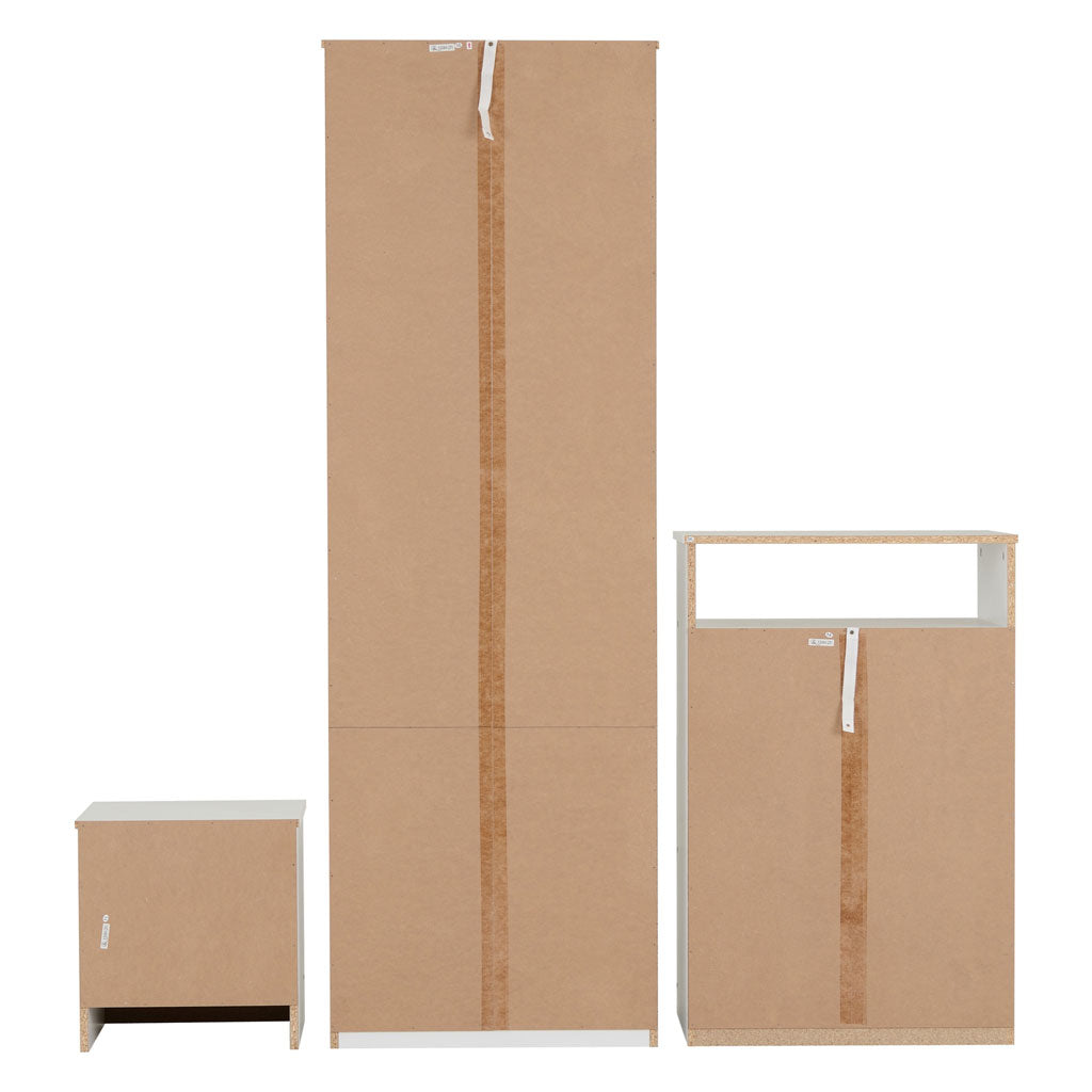 Wooden Bedroom Furniture Set 3 Piece - Polar