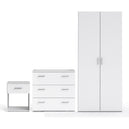 Wooden Bedroom Furniture Set 3 Piece - Space