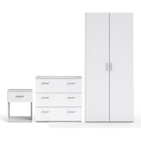 Wooden Bedroom Furniture Set 3 Piece - Space