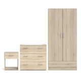 Wooden Bedroom Furniture Set 3 Piece - Space