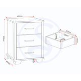 Wooden Bedroom Furniture Set - Oliver