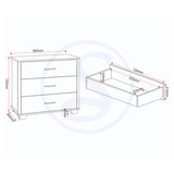 Wooden Bedroom Furniture Set - Oliver