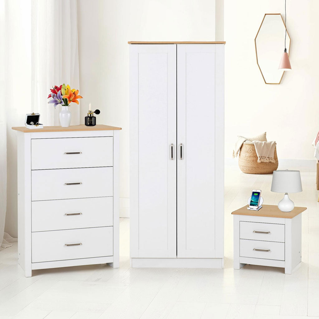 Wooden Bedroom Furniture Set - Portland