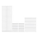 Wooden Bedroom Furniture Set With 2 Doors Wardrobe - Malvern