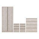 Wooden Bedroom Furniture Set With 2 Doors Wardrobe - Malvern