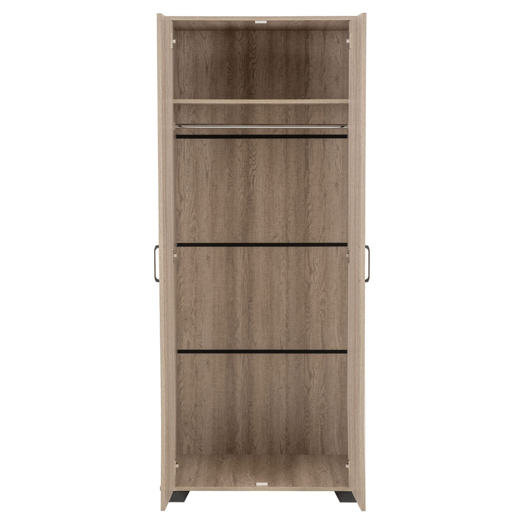 Wooden Bedroom Furniture Set With 2 Doors Wardrobe - Oliver
