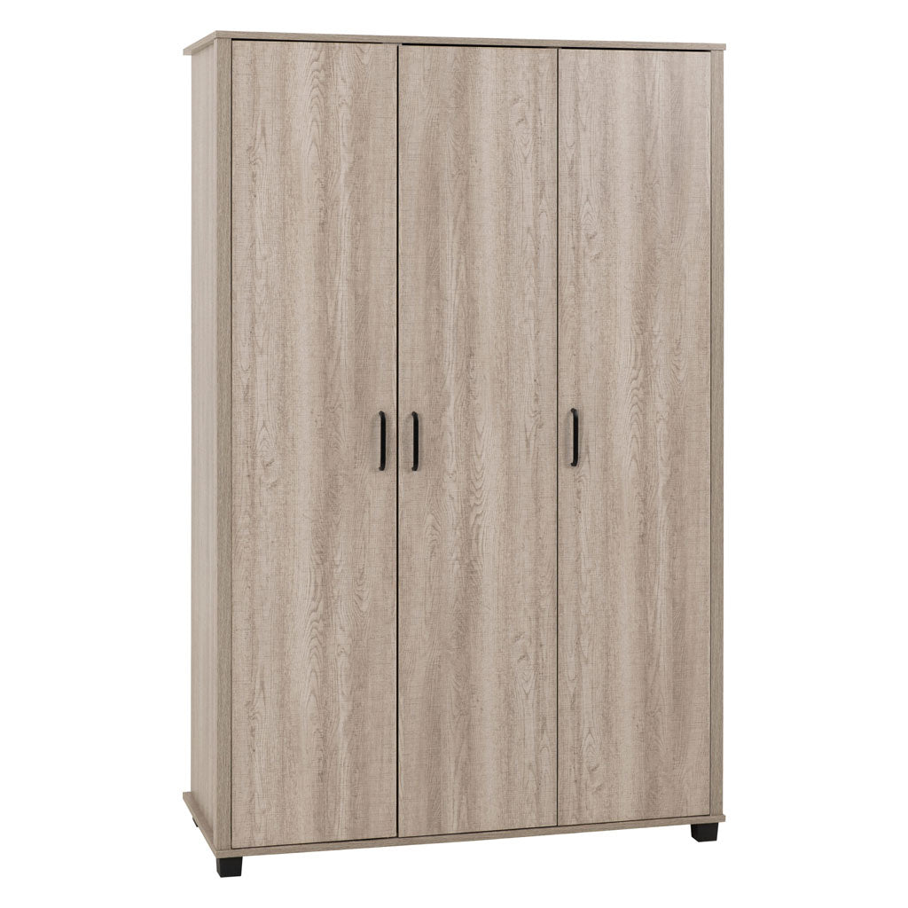Wooden Bedroom Furniture Set With 3 Doors Wardrobe - Oliver