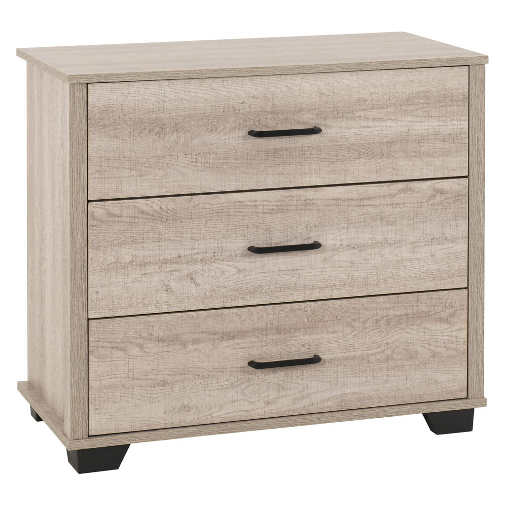 Wooden Bedroom Furniture Set With 3 Doors Wardrobe - Oliver