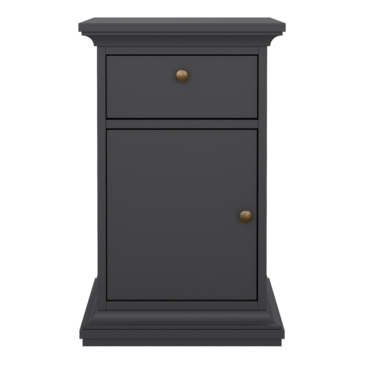 Wooden Bedside cabinet With 1 Door And 1 Drawer - Paris