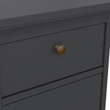 Wooden Bedside cabinet With 1 Door And 1 Drawer - Paris