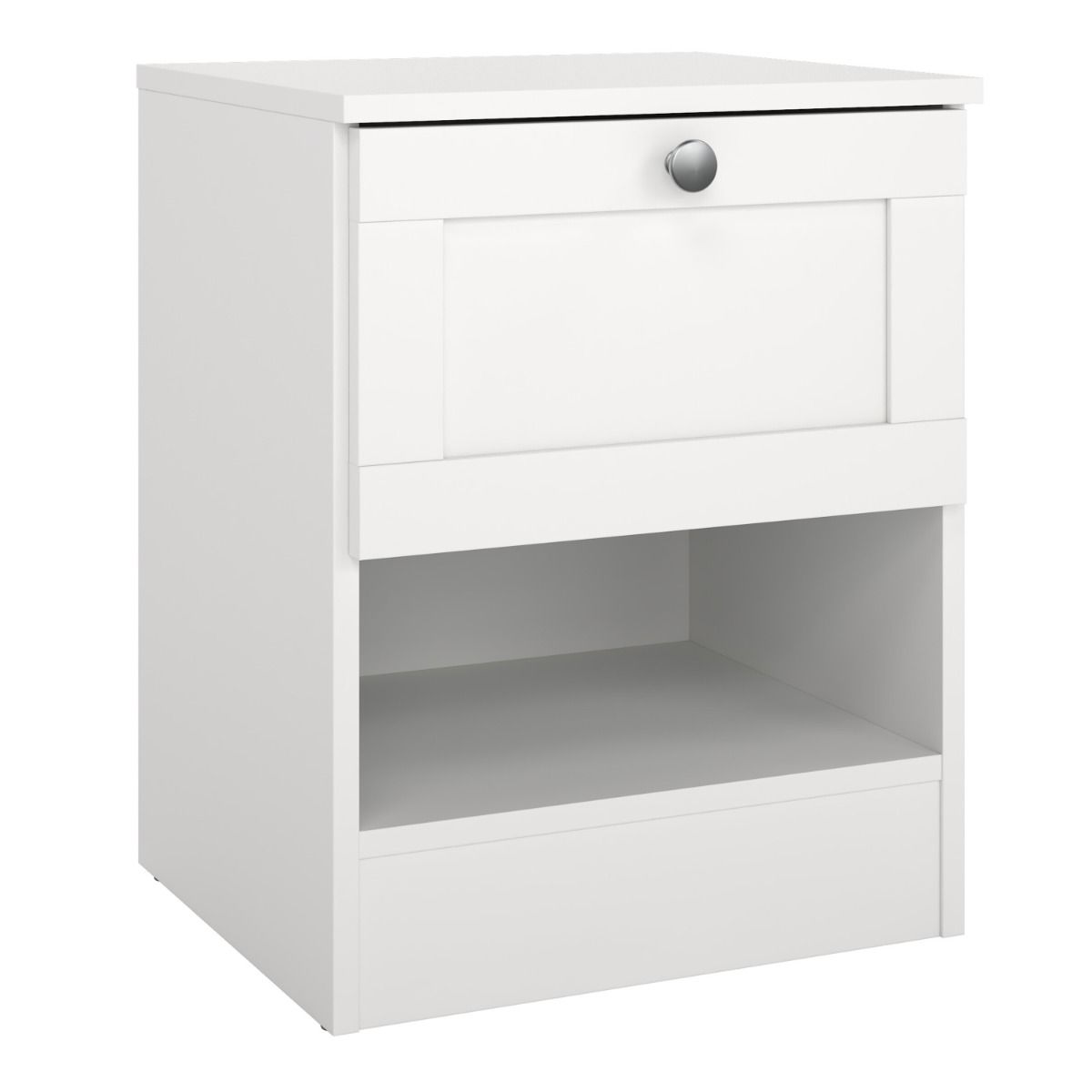 Wooden Bedside Cabinet With 1 Drawer - Brande