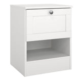 Wooden Bedside Cabinet With 1 Drawer - Brande